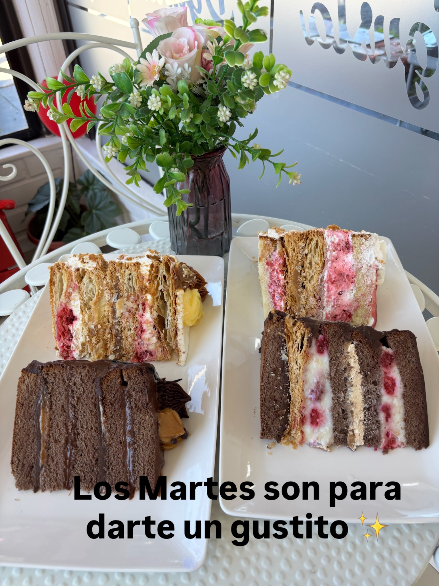 🎙️ ”¡Atención! Los MARTES , tienes una excusa perfecta para darte un gustito. 😍🍰
Solo por hoy, llévate 2 porciones premium por solo $5.990 🔥
¡Elige tus favoritas, combínalas como quieras y disfruta esta tremenda promoción!
📍Te esperamos en nuestra Casa Matriz, San Martín 01049, plaza las banderas .
📍o en nuestra sucursal de Tarragona 01835, Sector Cataluña.
¡Corre antes de que se acabe! 🤩✨
#ofertas #promos #tortas #temuco #bizcochoscaseros